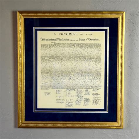 print framed document.